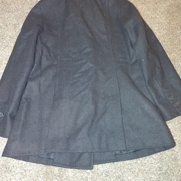 Women's J Crew wool pea coat, medium, lined, Dark Gray - Picture 4 of 5